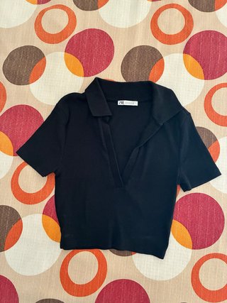 Top Zara Negro Talla Única