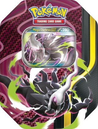 Lata Pokémon Mega-Darkrai EX + 4 sobres