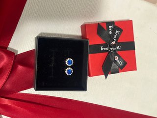 Pendientes Time Road Azul y Plata