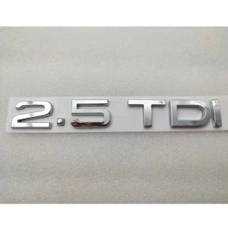 Emblema logo trasero Audi 2.5TDI cromado