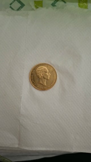 Moneda de Oro Alfonso XII 1878
