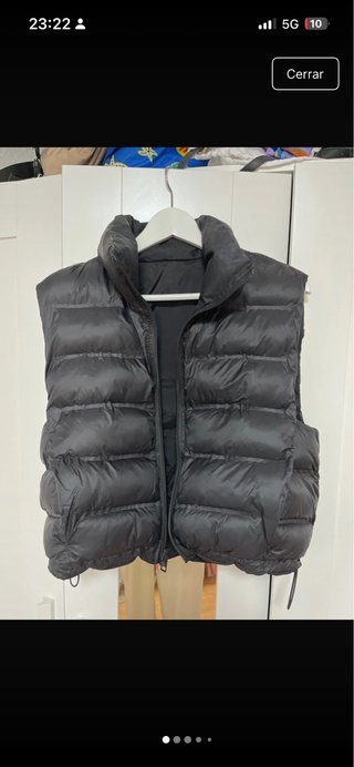 Chaleco reversible Zara negro