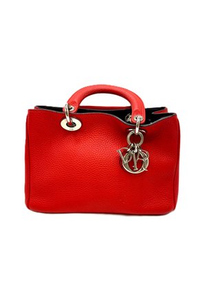 Bolso Dior Mini Diorissimo Tote Rojo