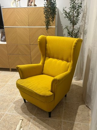 Sillón Orejero Amarillo Ikea