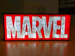 Lámpara Caja de Luz Marvel