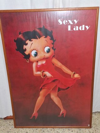 Cuadro Betty Boop Sexy Lady 93x63