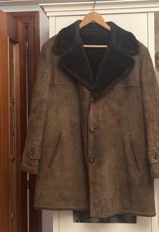 Chaquetón de ante vintage para caballero