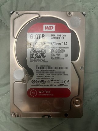 Disco Duro WD Red 6TB NASware 3.0