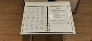 Mesa Auxiliar Plegable Blanca