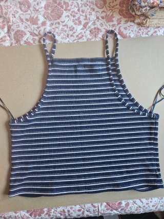 Camiseta de tirantes a rayas