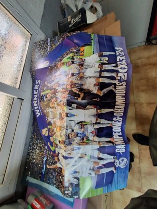 Póster Real Madrid Campeones Champions 2023/24