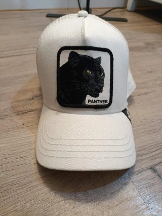 Gorra Goorin Bros Pantera Negra Blanca