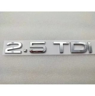 Emblema logo trasero Audi 2.5TDI cromado