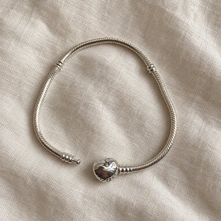 Pulsera Pandora Corazón Plata 21cm