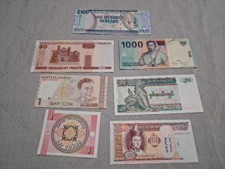 Lote Billetes Mundo