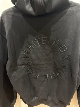 Sudadera White Fox Negra
