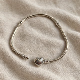 Pulsera Pandora Corazón Plata 20cm