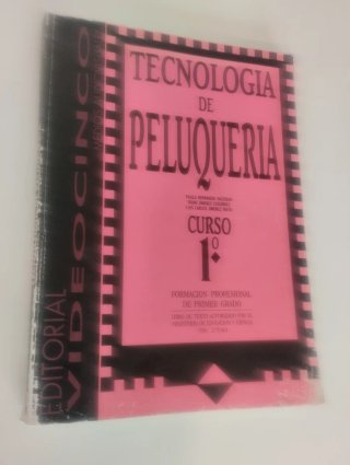 Libro tecnología de Peluquería,curso primero.