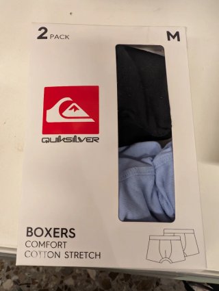 Pack 2 Calzoncillos Quiksilver Talla M