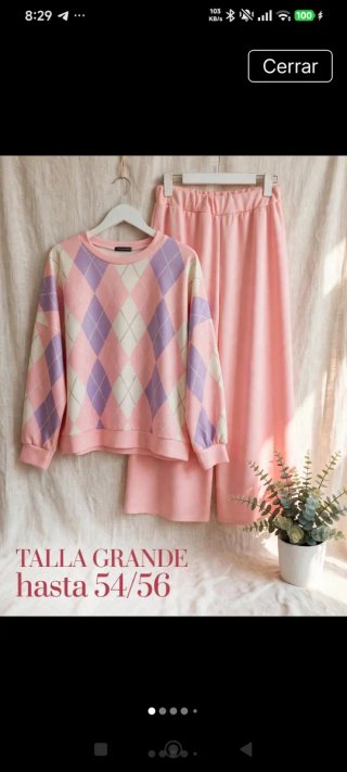 Chándal Conjunto Talla Grande