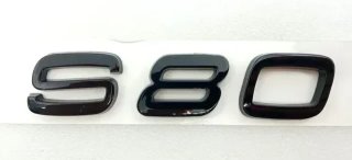 Emblema trasero Volvo S80 negro