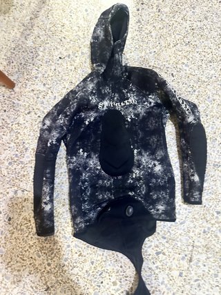 Chaqueta pesca submarina camuflaje