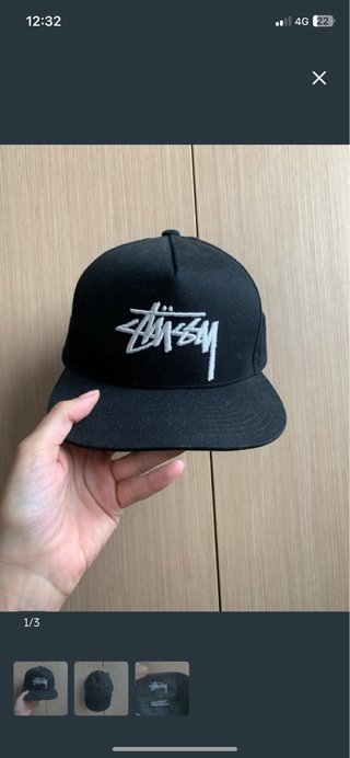 Gorra Stüssy Negra Original