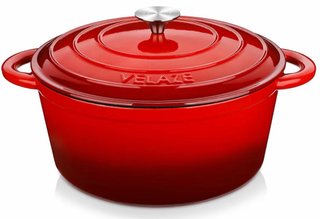 Olla Hierro Fundido Velaze Roja 29 cm
