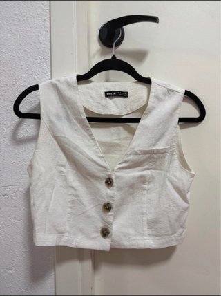 Chaleco Blanco SHEIN Talla S