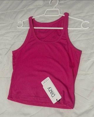 Camiseta tirantes Dazy rosa talla única