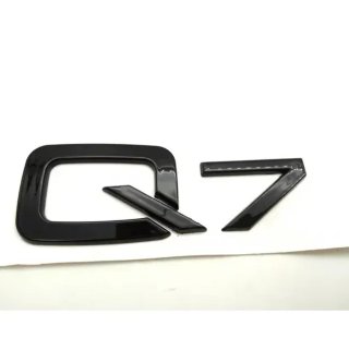 Emblema logo lateral o trasero Audi Q7 negro