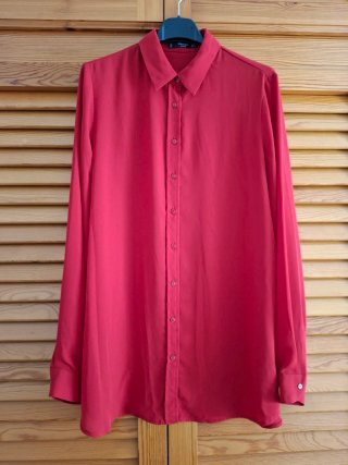 Blusa fluida Roja Mango Talla S