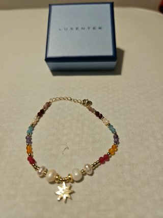 Pulsera Luxenter Multicolor y Dorada