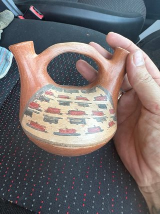Vasija antigua de terracota