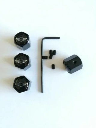 Tapones válvulas Mini negros antirrobo