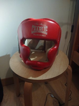 Casco Boxeo Charlie Made in Hell Rojo