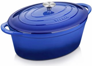 Olla Velaze Hierro Fundido Azul 34 cm