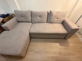 Sofá Chaise Longue Gris