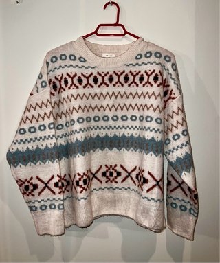 Jersey de invierno estampado