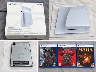 Lector de discos PS5 + Juegos