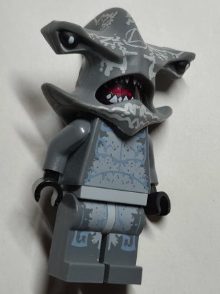 Figura del guerrero tiburón martillo Lego Atlantis