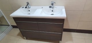 Mueble de baño doble lavabo