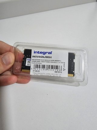RAM DDR5 8GB SO-DIMM 5600MHz Integral