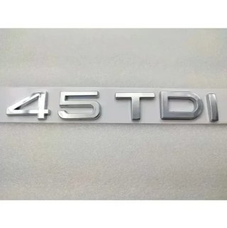 Emblema logo Audi 4.5 TDI plata