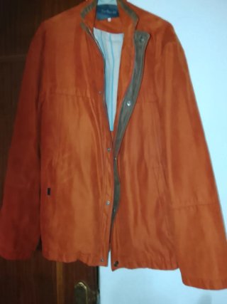Chaqueta Schott Naranja Talla XL