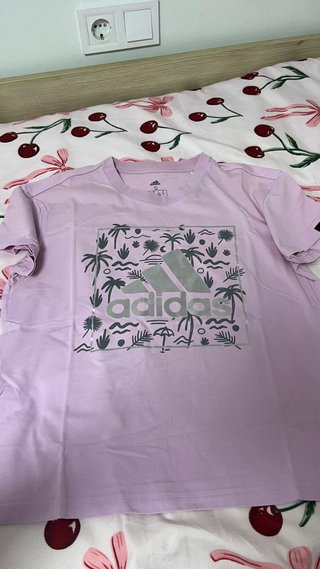 Camiseta Adidas Morada Talla S