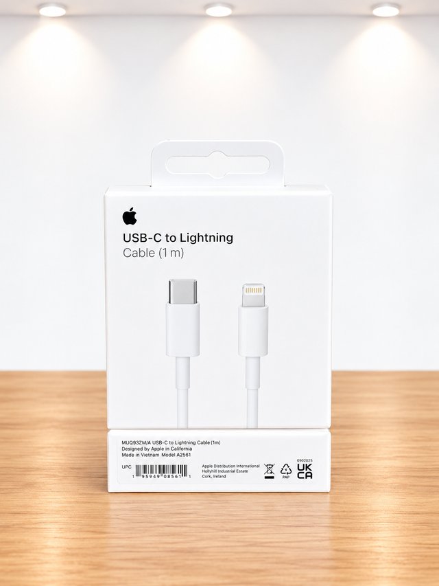 Cable iPhone USB-C a Lightning Apple 1m