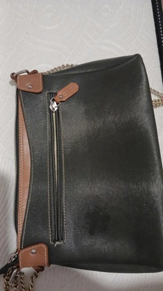 Bolso Vintage El Porto Piel Verde
