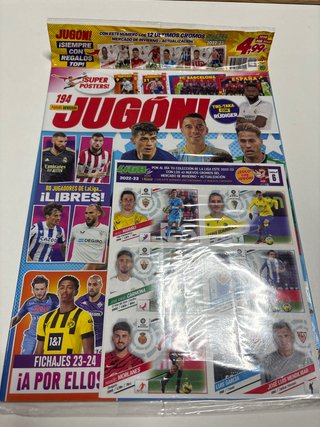 Revista Jugón 194 Panini. Precintada
