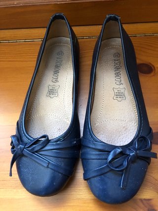 Bailarinas Azules Globorosa Talla 35